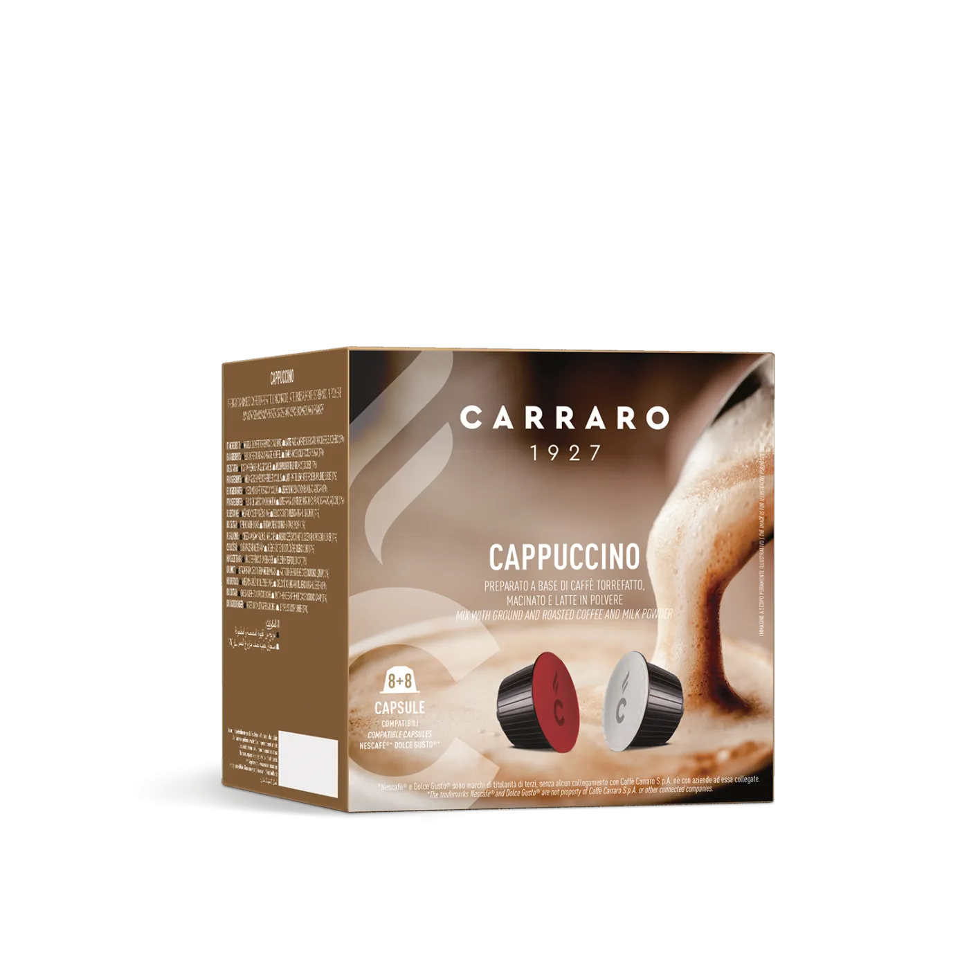 Cappuccino – 16 Dolce Gusto®* compatible capsules