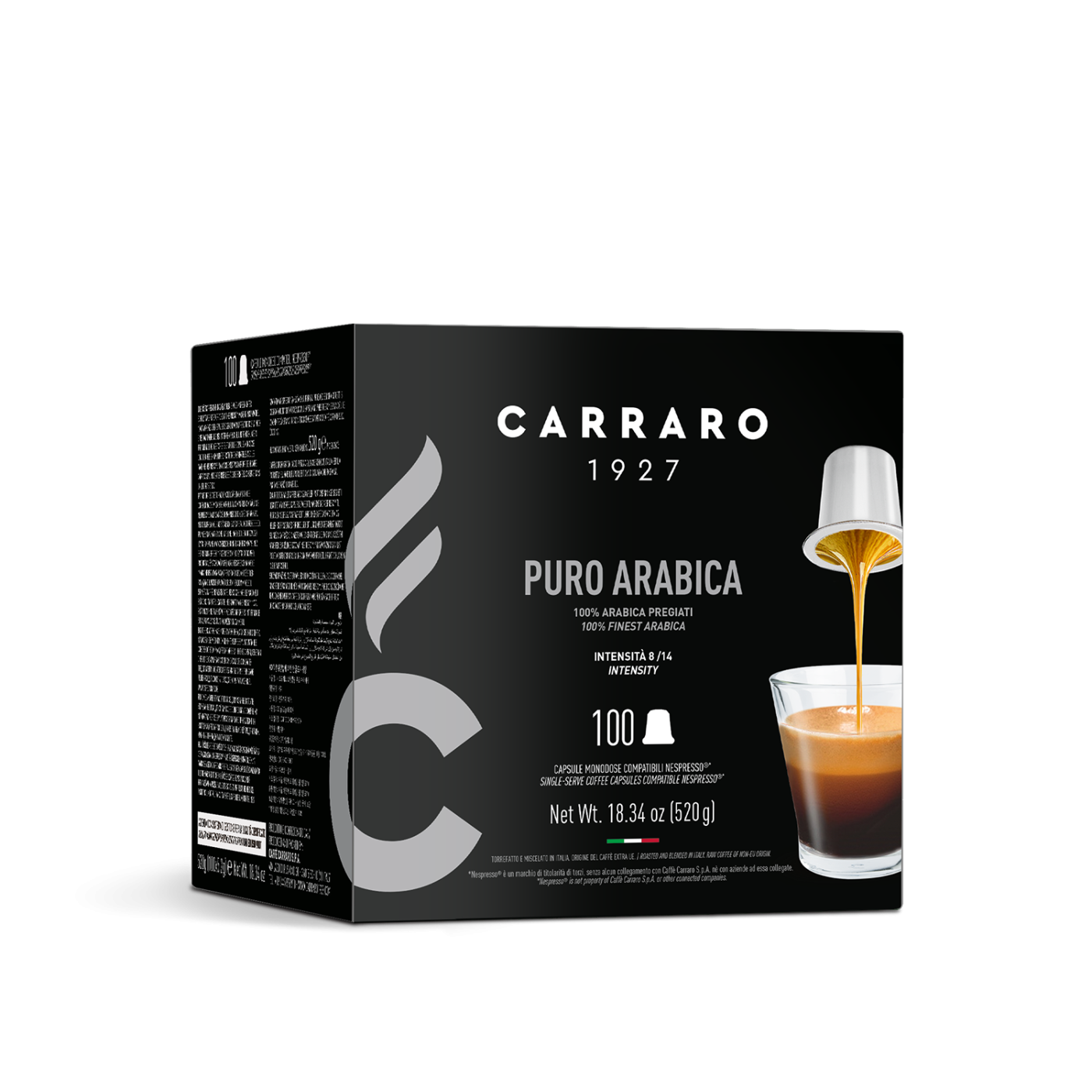 Puro Arabica - 100 capsule compatibili Nespresso®*