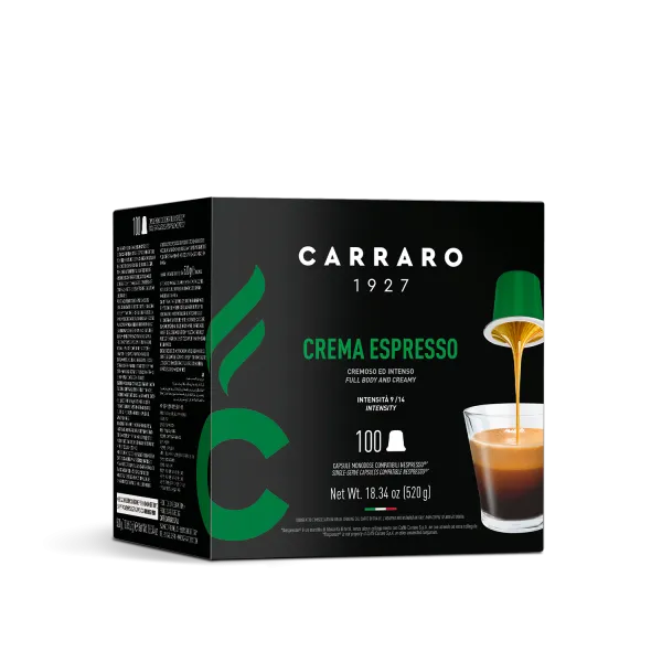 Crema Espresso – 100 capsule compatibili Nespresso®*