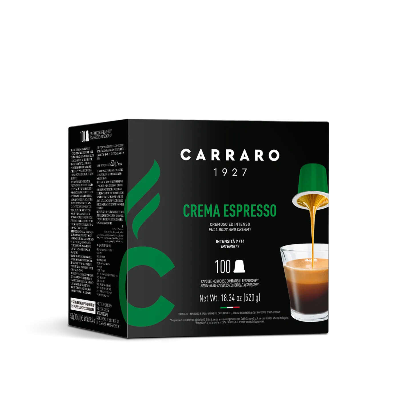 Crema Espresso – 100 Nespresso®* compatible capsules