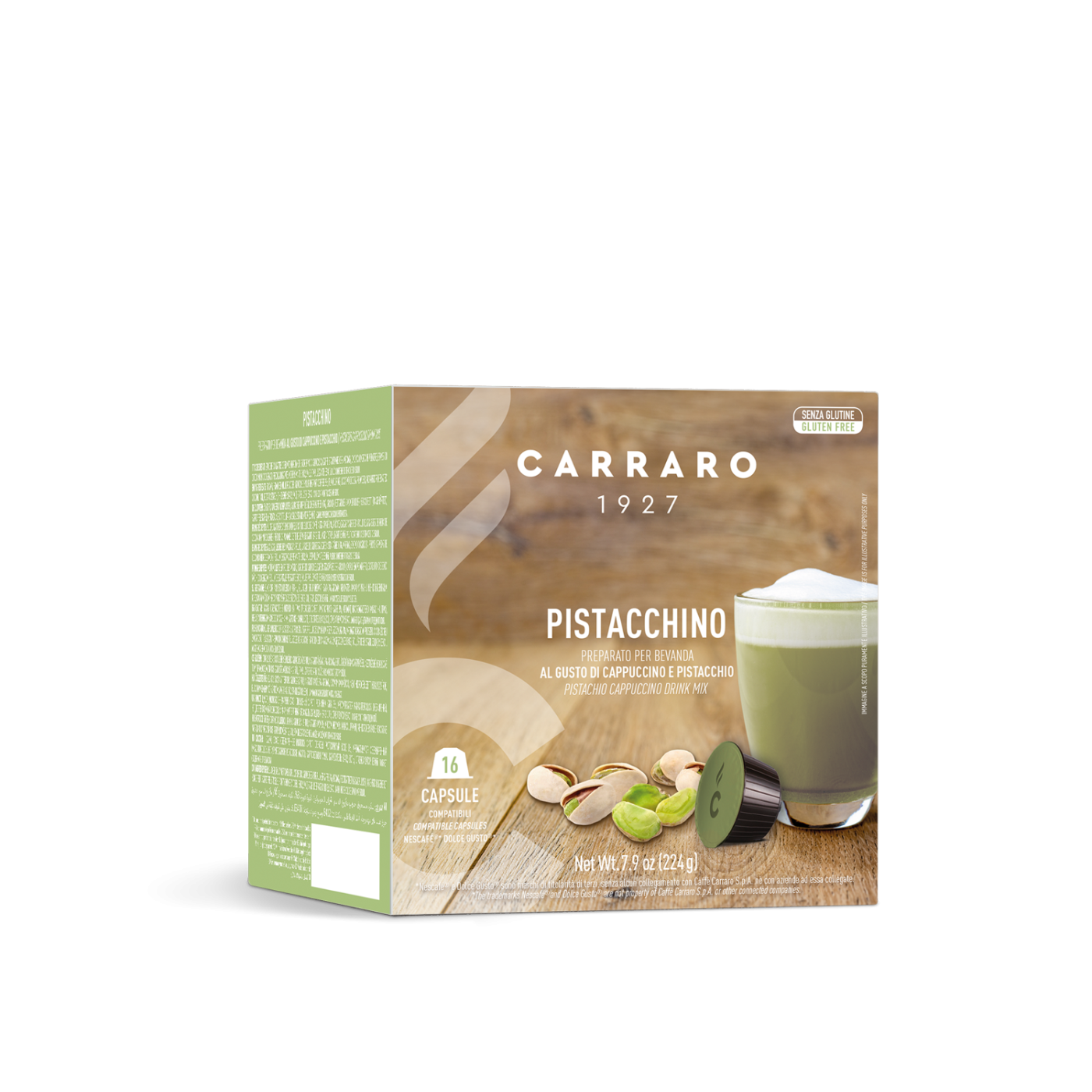 Pistacchino - 16 capsule compatibili Dolce Gusto®*