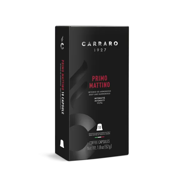Primo Mattino – 10 capsule compatibili Nespresso®*