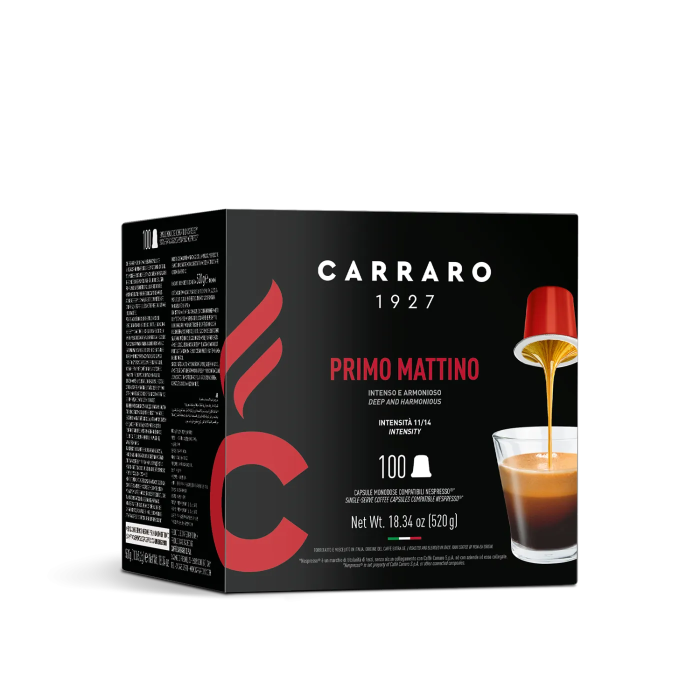 Primo Mattino – 100 capsule compatibili Nespresso®*