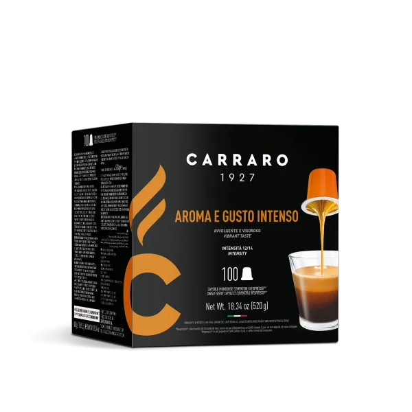 Aroma e Gusto Intenso – 100 Nespresso®* compatible capsules