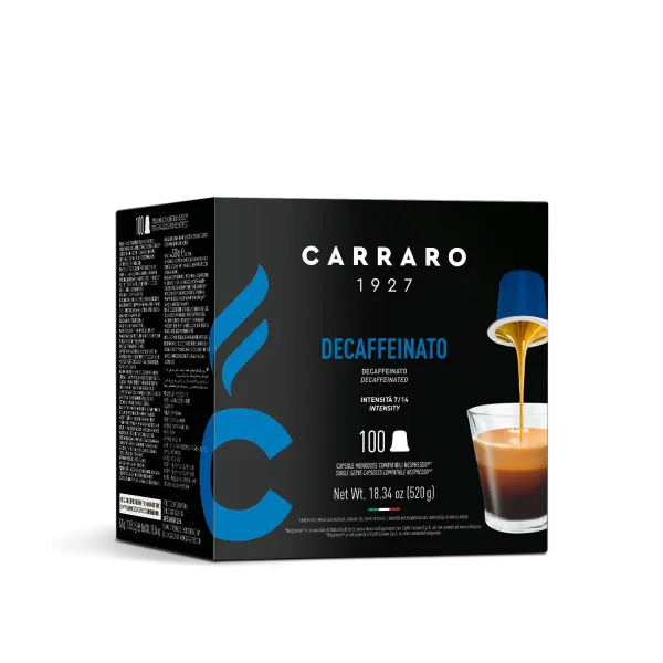 Decaffeinato – 100 Nespresso®* compatible capsules