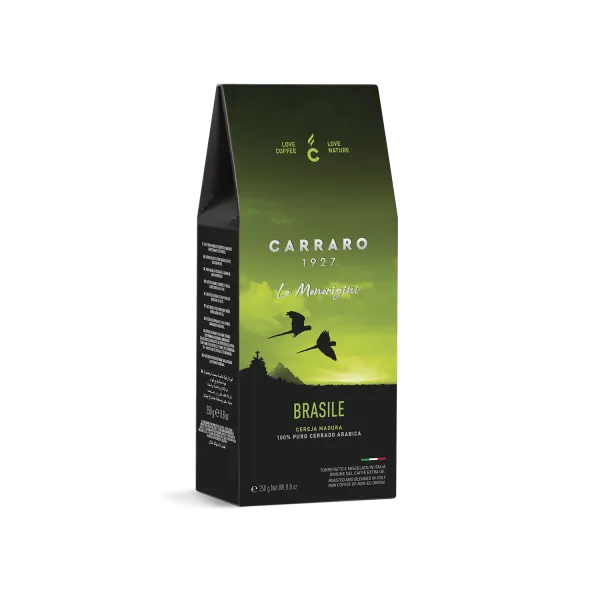 Brasile – caffè macinato sottovuoto in astuccio da 250 g