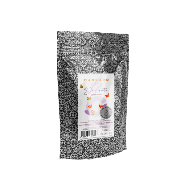 Decerato – dewaxed coffee beans 250 g standpack