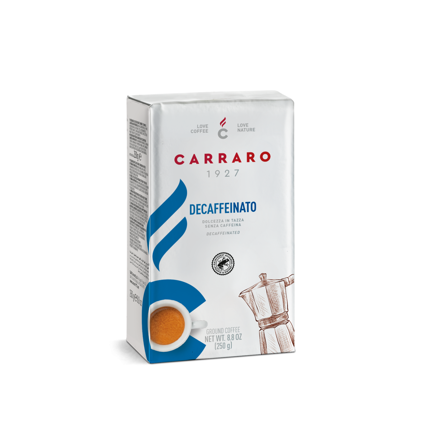 Decaffeinato - caffè macinato 250 g
