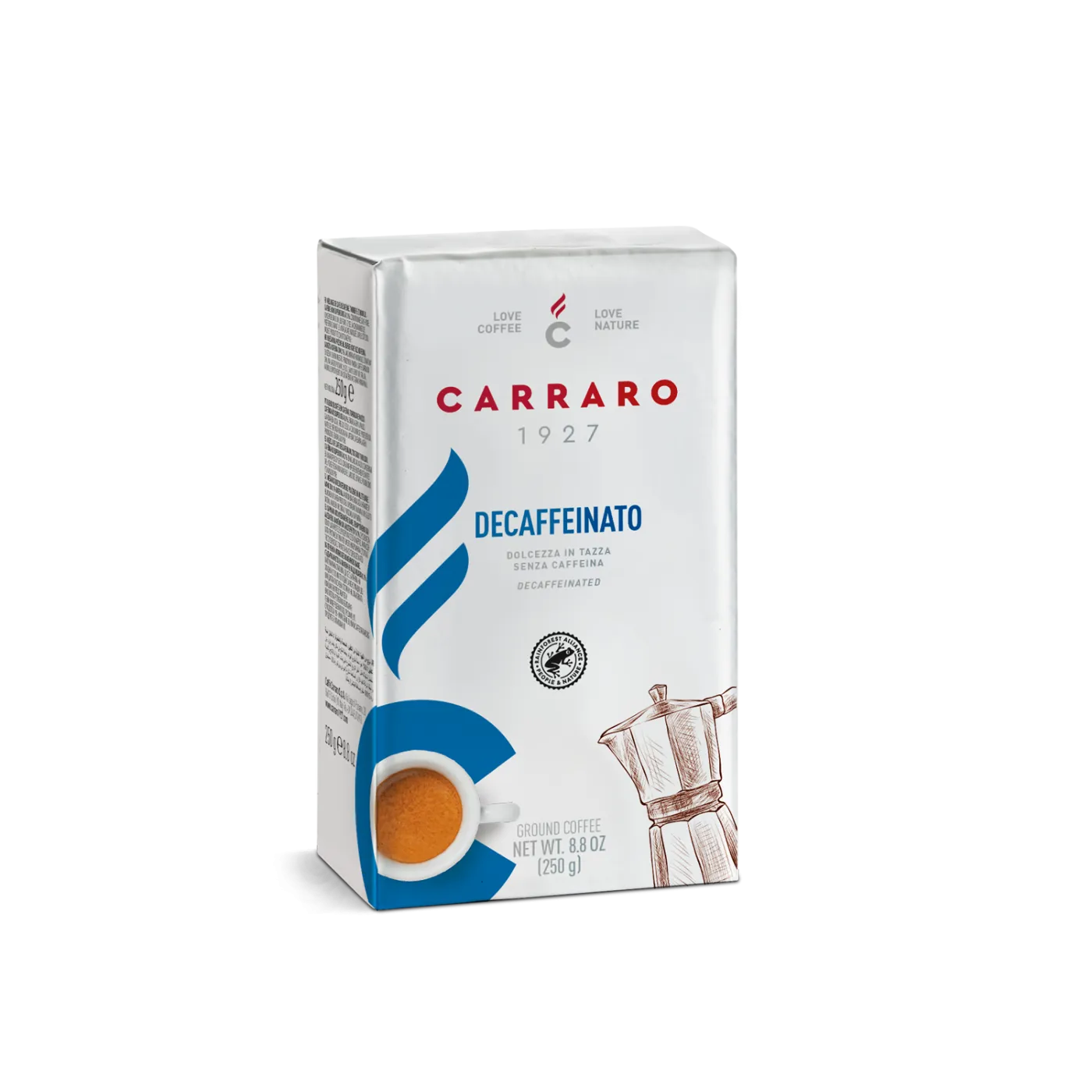 Decaffeinato – caffè macinato 250 g