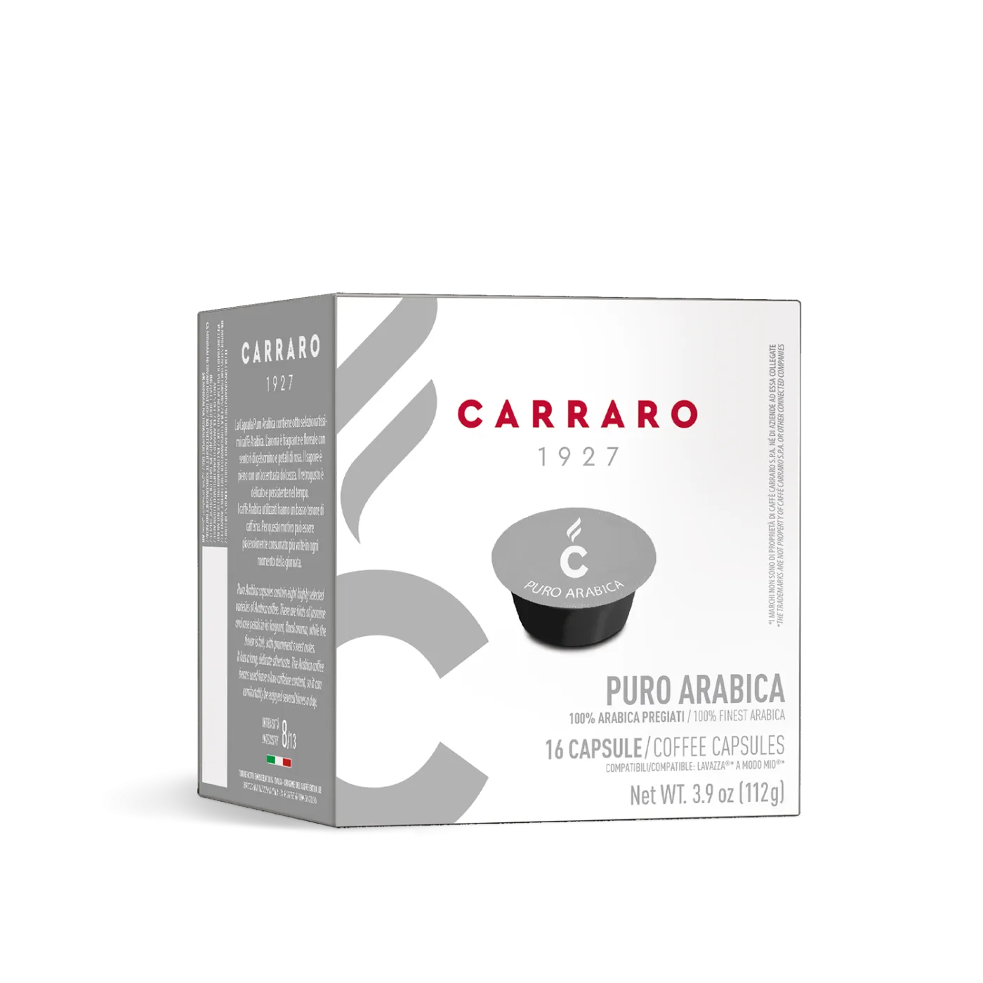 Puro Arabica – 16 A Modo Mio®* compatible capsules