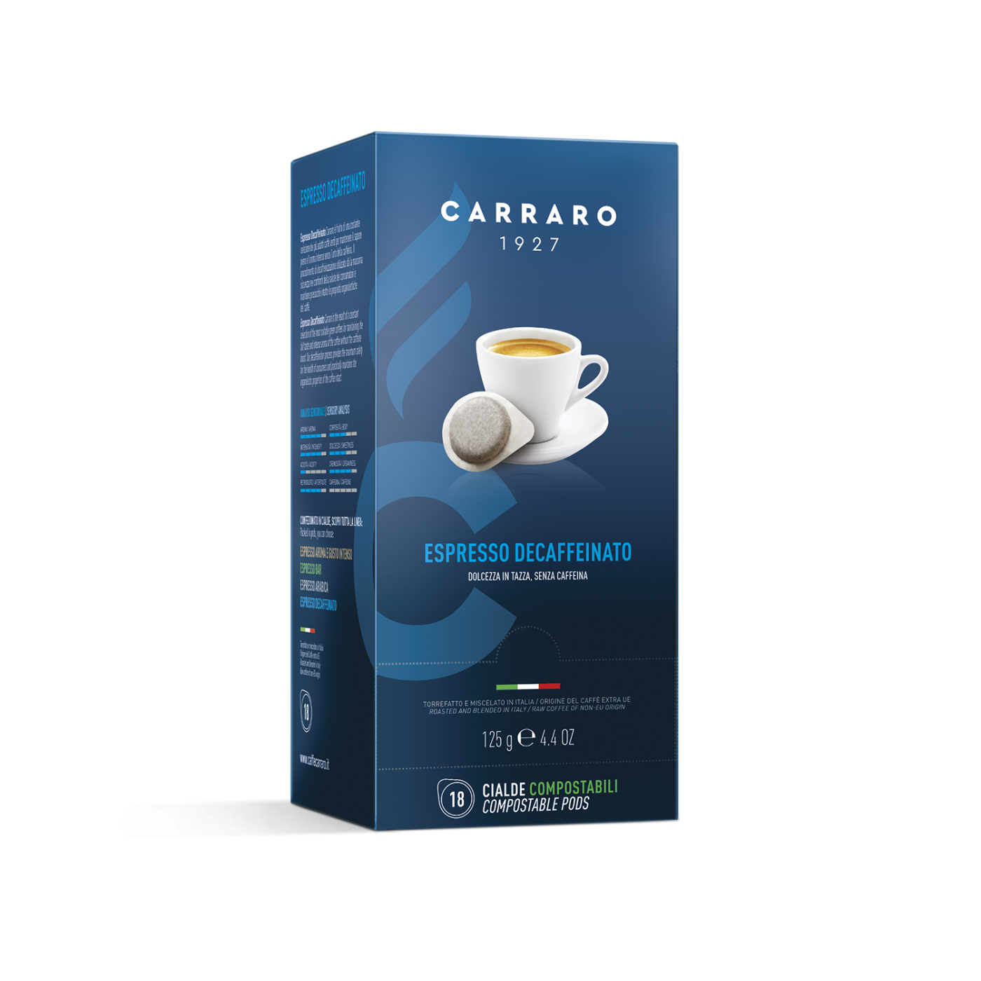 Espresso Decaffeinato - 18 cialde da 7 g