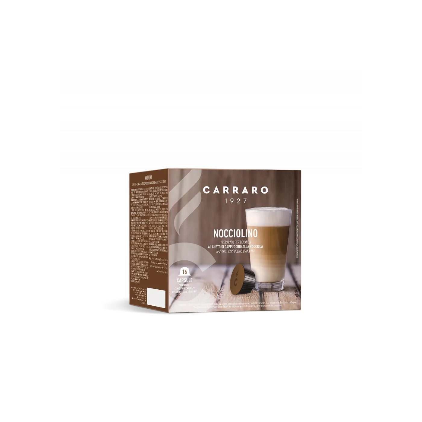 Nocciolino – 16 Dolce Gusto®* compatible capsules