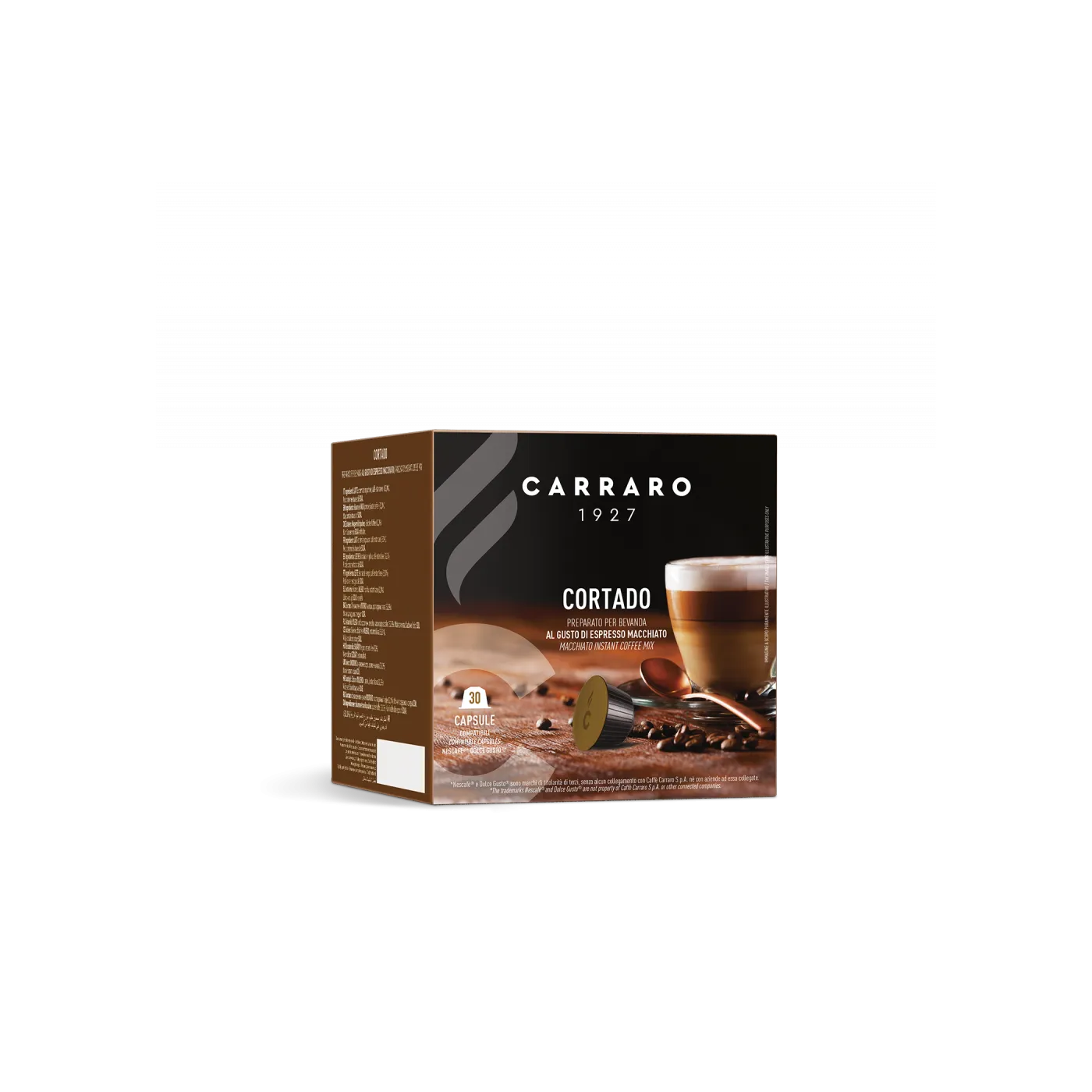 Cortado – 30 Dolce Gusto®* compatible capsules