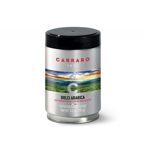 Dolci Arabica 100% – ground coffee 250 g tin packed