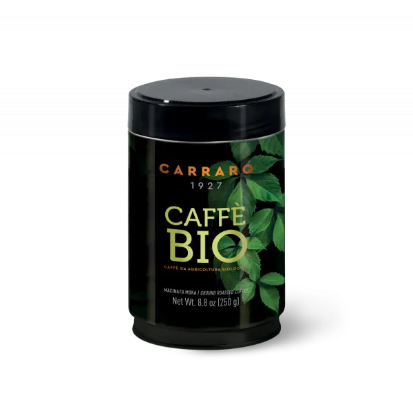 Bio – caffè macinato 100% arabica 250 g in latta