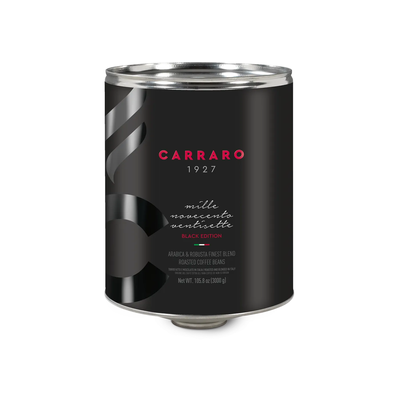 1927 Black Edition – Caffè in grani in latta da 3 Kg