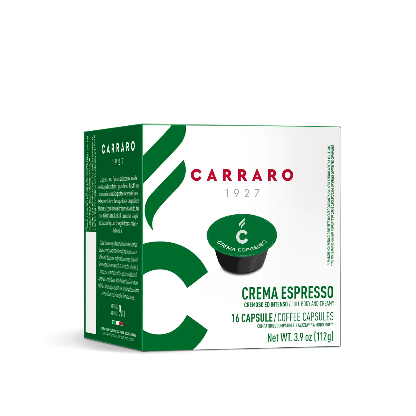 Crema Espresso – 16 A Modo Mio®* compatible capsules
