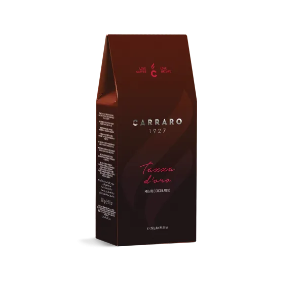 Tazza d’Oro – caffè macinato sottovuoto in astuccio da 250 g