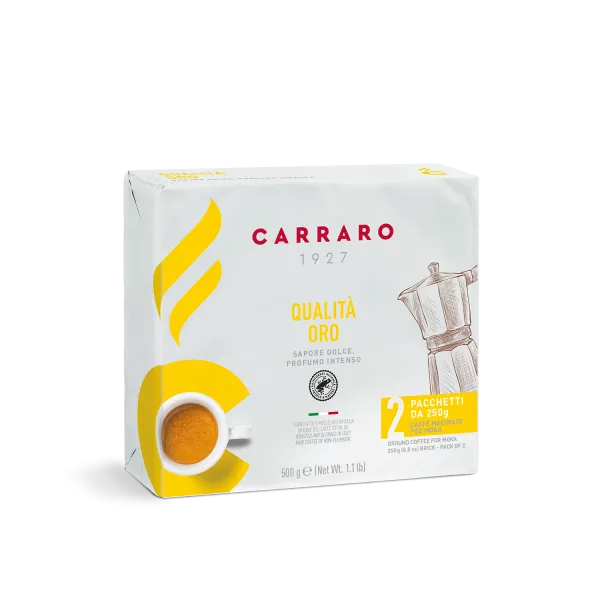 Qualità Oro – caffè macinato 2×250 g