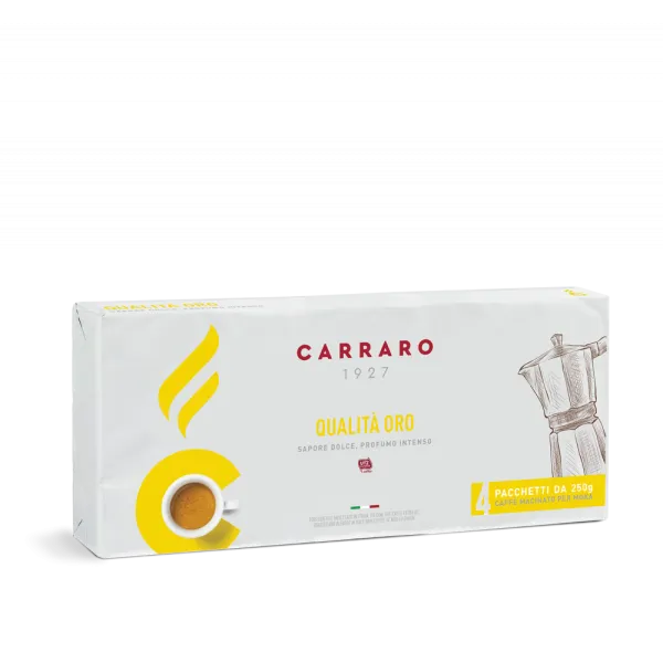 Qualità Oro – caffè macinato 4×250 g