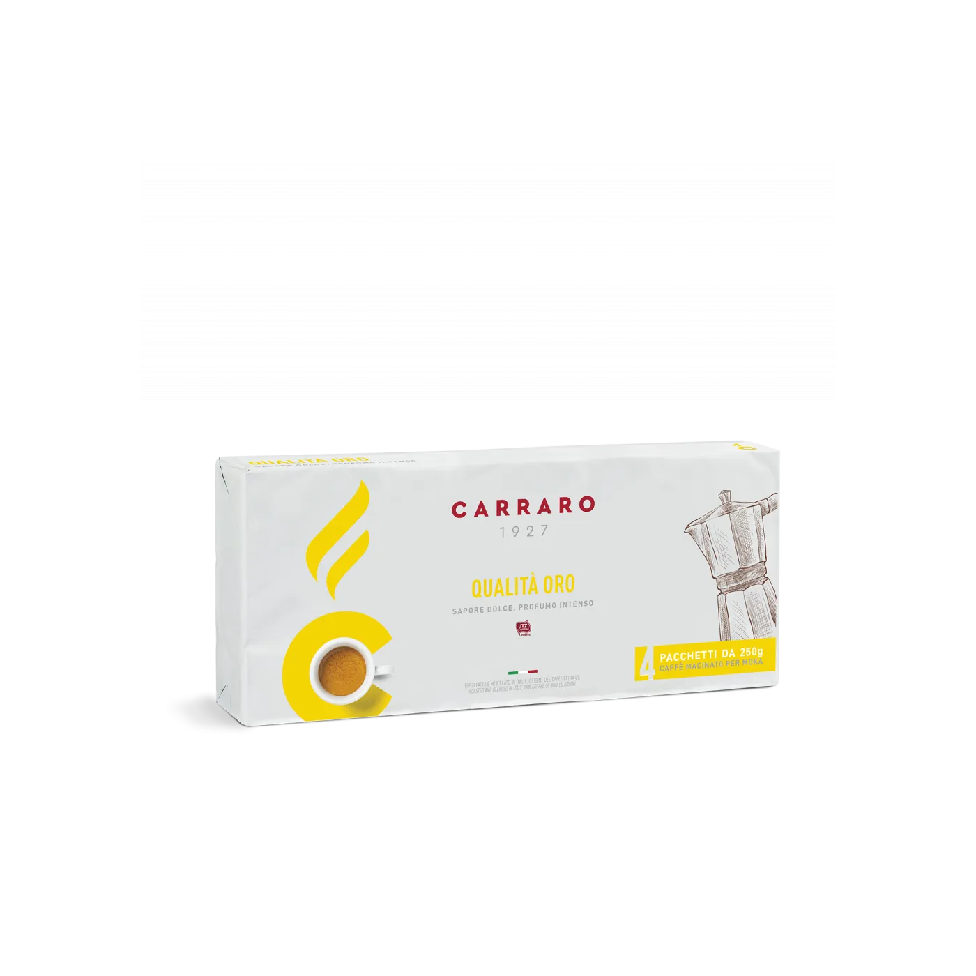 Qualità Oro – caffè macinato 4×250 g