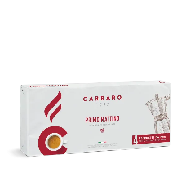 Primo Mattino – caffè macinato 4×250 g