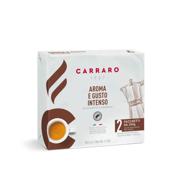 Aroma e Gusto Intenso – caffè macinato 2×250 g