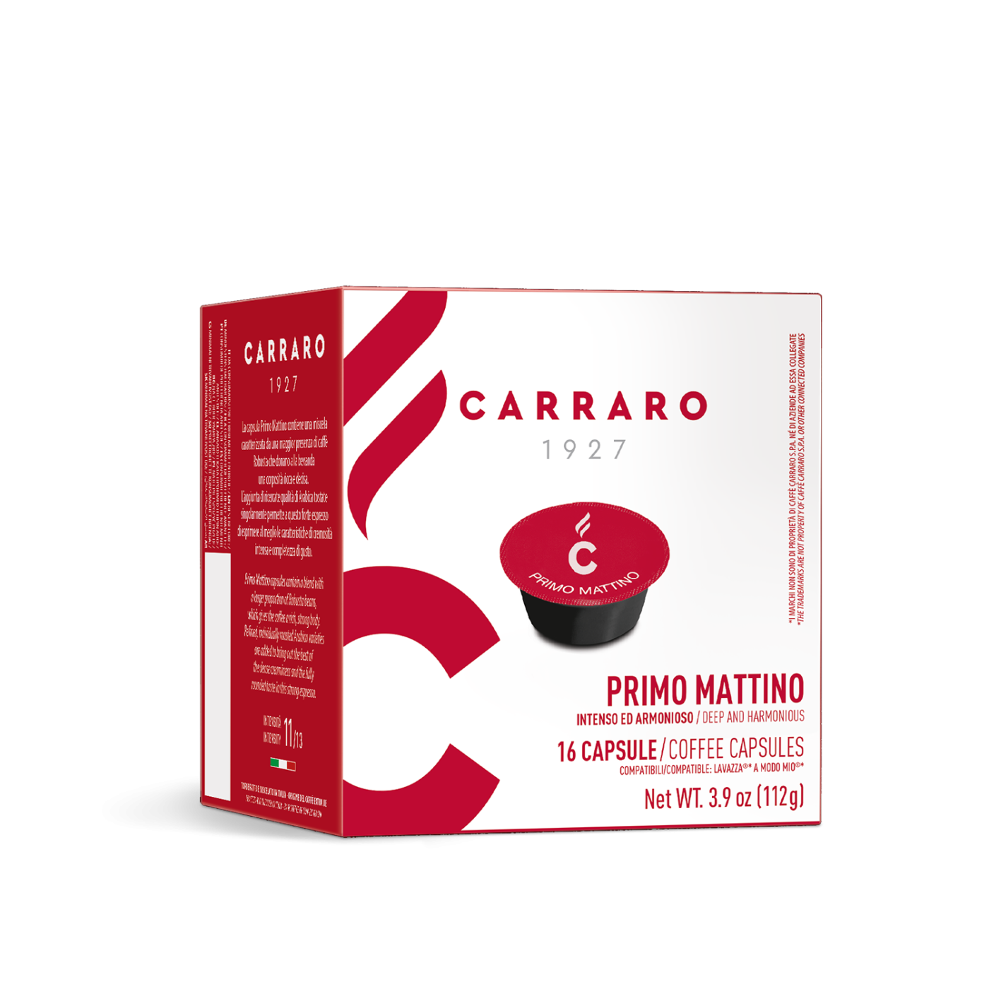 Primo Mattino - 16 capsule compatibili A Modo Mio®*