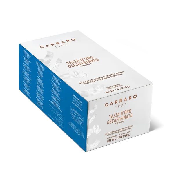 Tazza d’Oro decaffeinato – box with 100 bags 7 g each