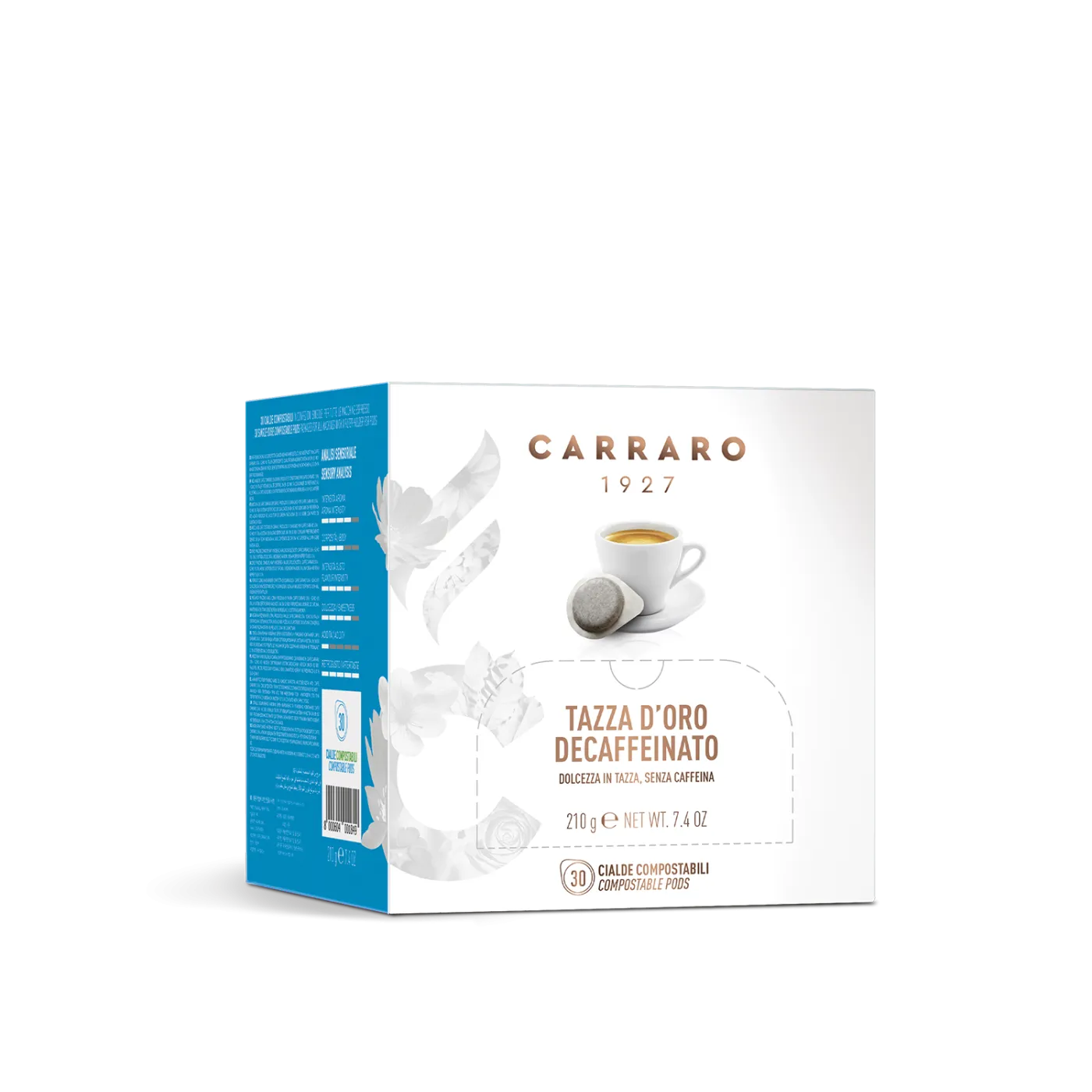 Tazza d’Oro decaffeinato – box with 30 pods