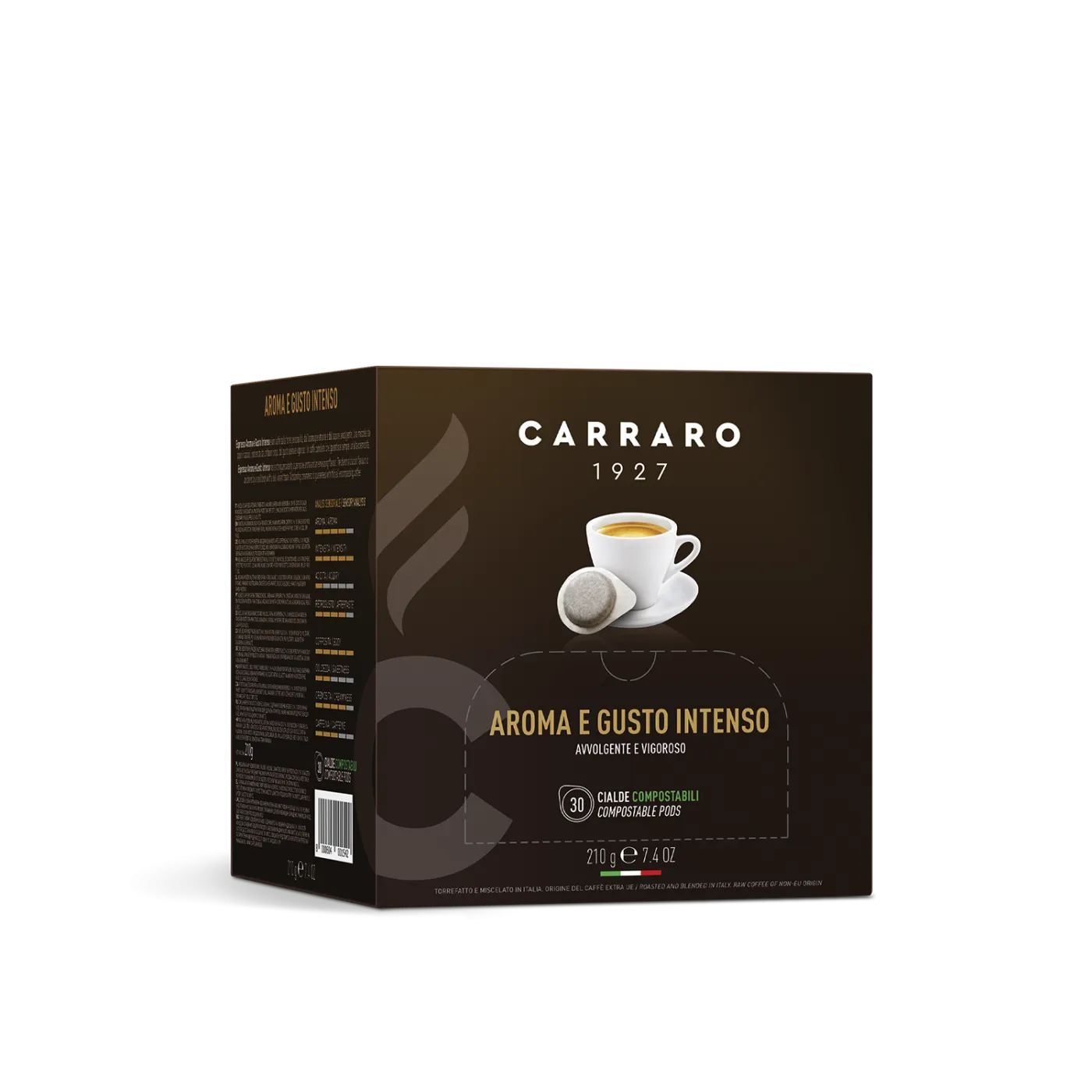 Espresso aroma e gusto intenso – 30 cialde da 7 g