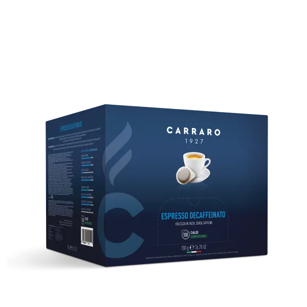 Espresso decaffeinato – 100 pods 7 g