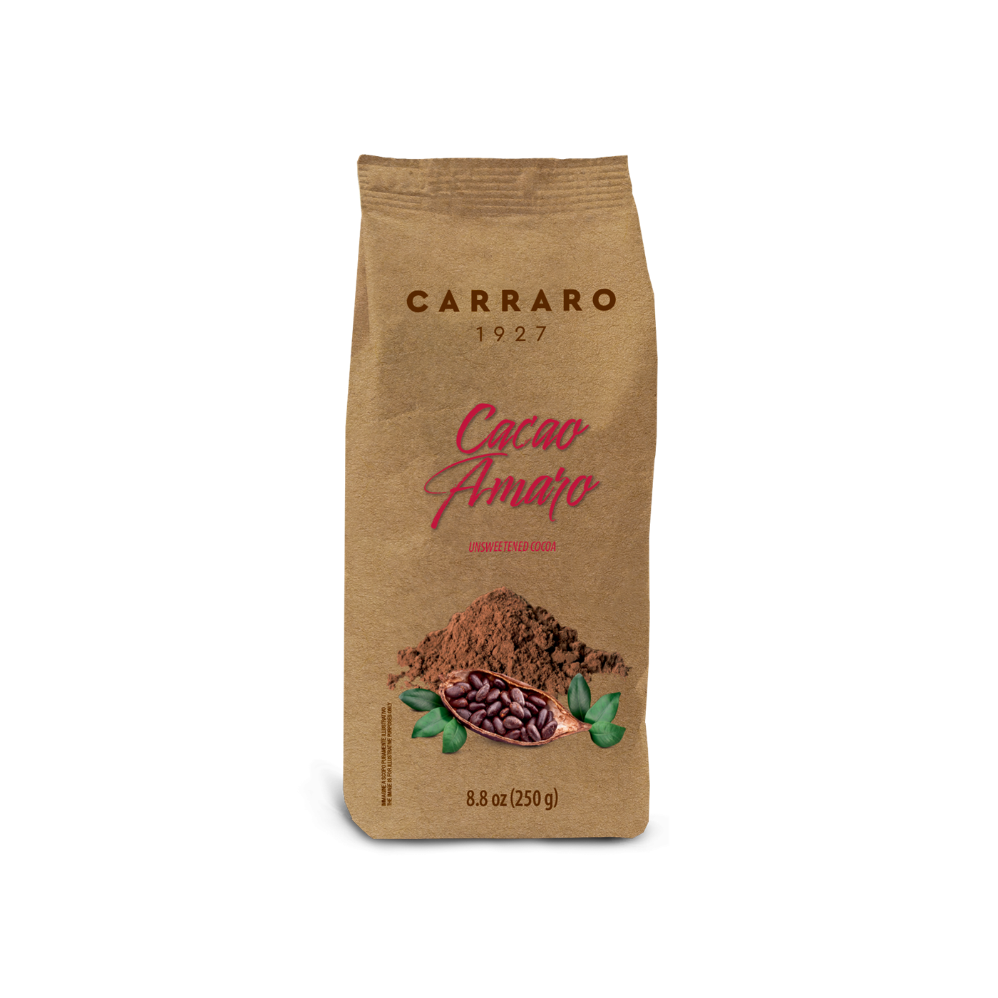 Unsweetened Cocoa – 250 g | Caffè Carraro