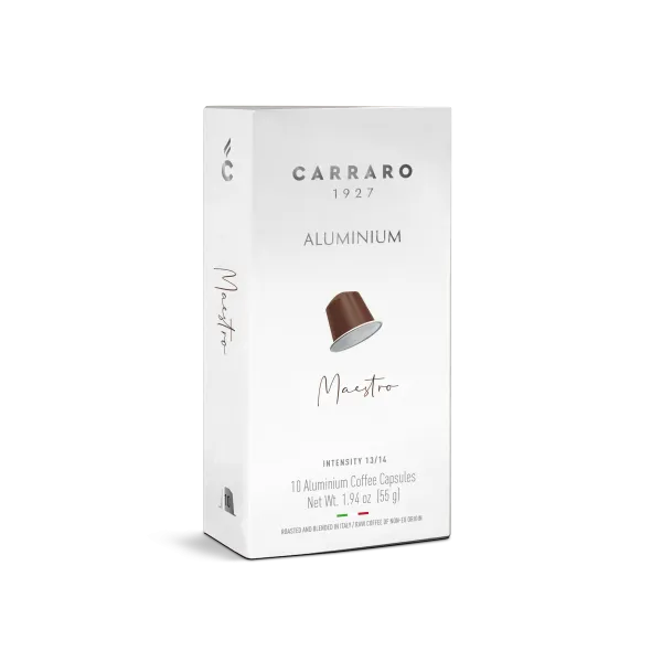 Maestro – 10 Nespresso®* compatible aluminium capsules