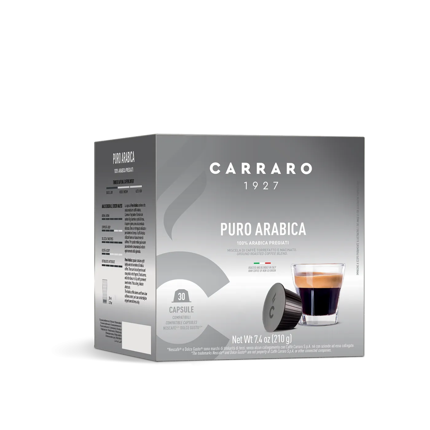 Puro Arabica – 30 Dolce Gusto®* compatible capsules