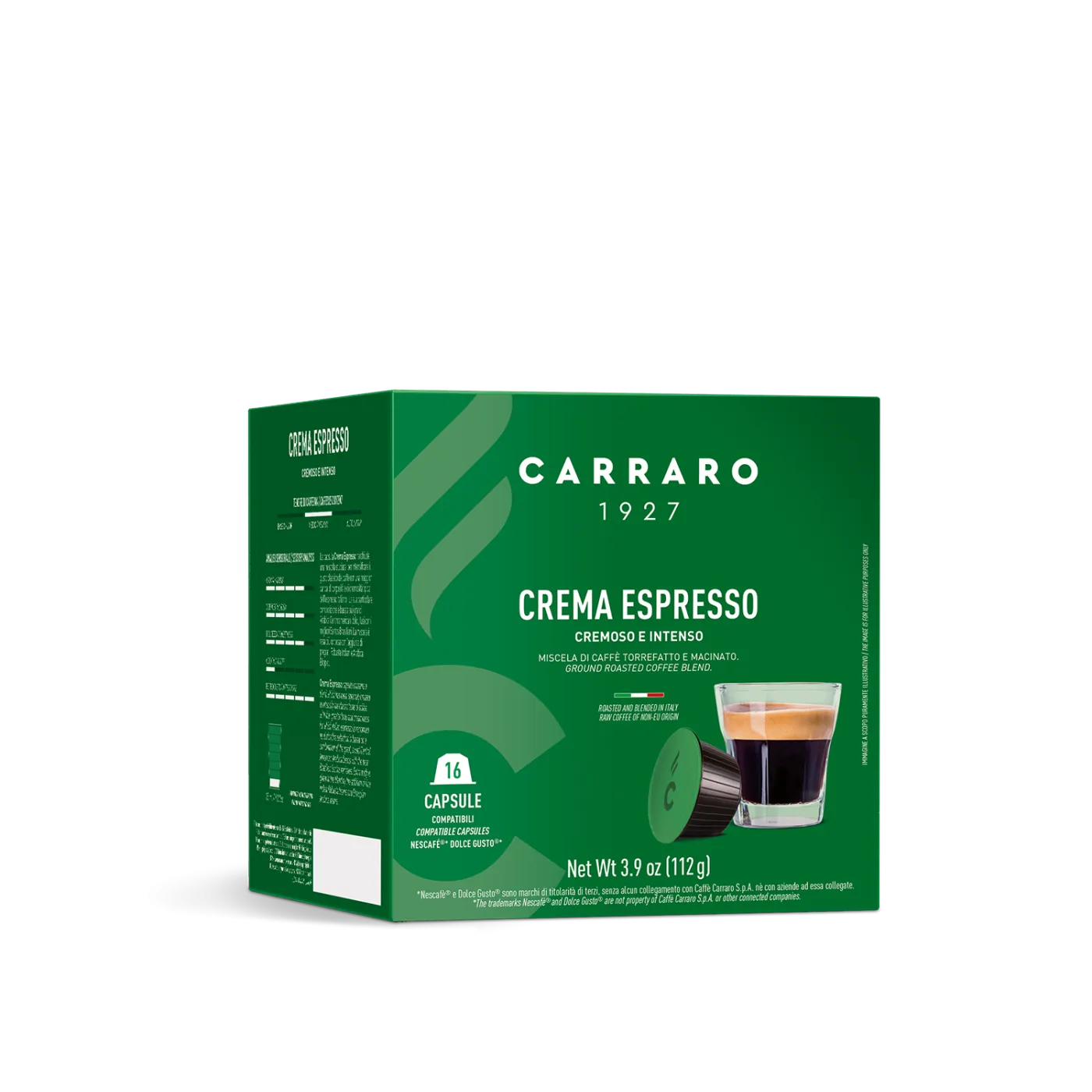 Crema Espresso – 16 Dolce Gusto®* compatible capsules