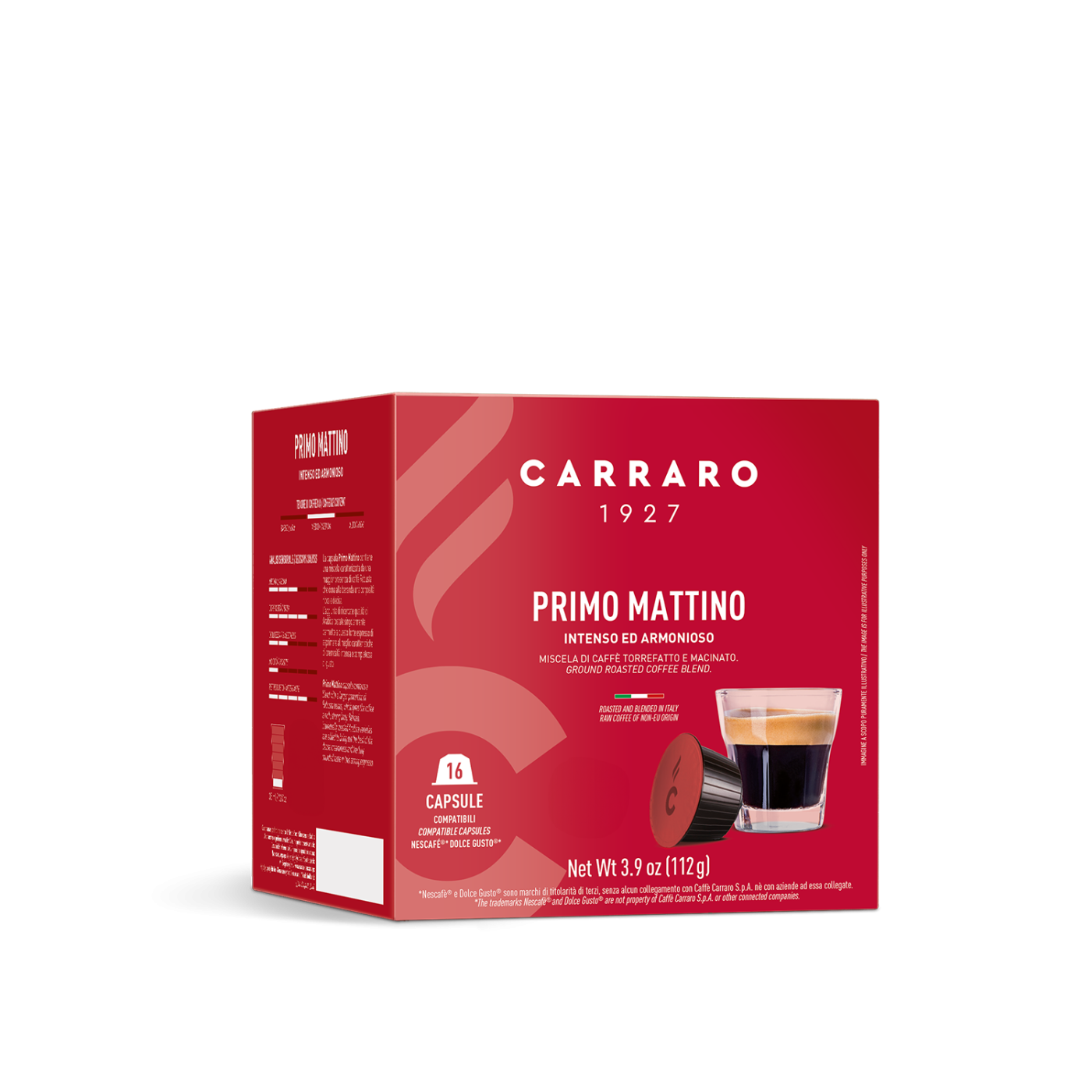 Primo Mattino - 16 capsule compatibili Dolce Gusto®*