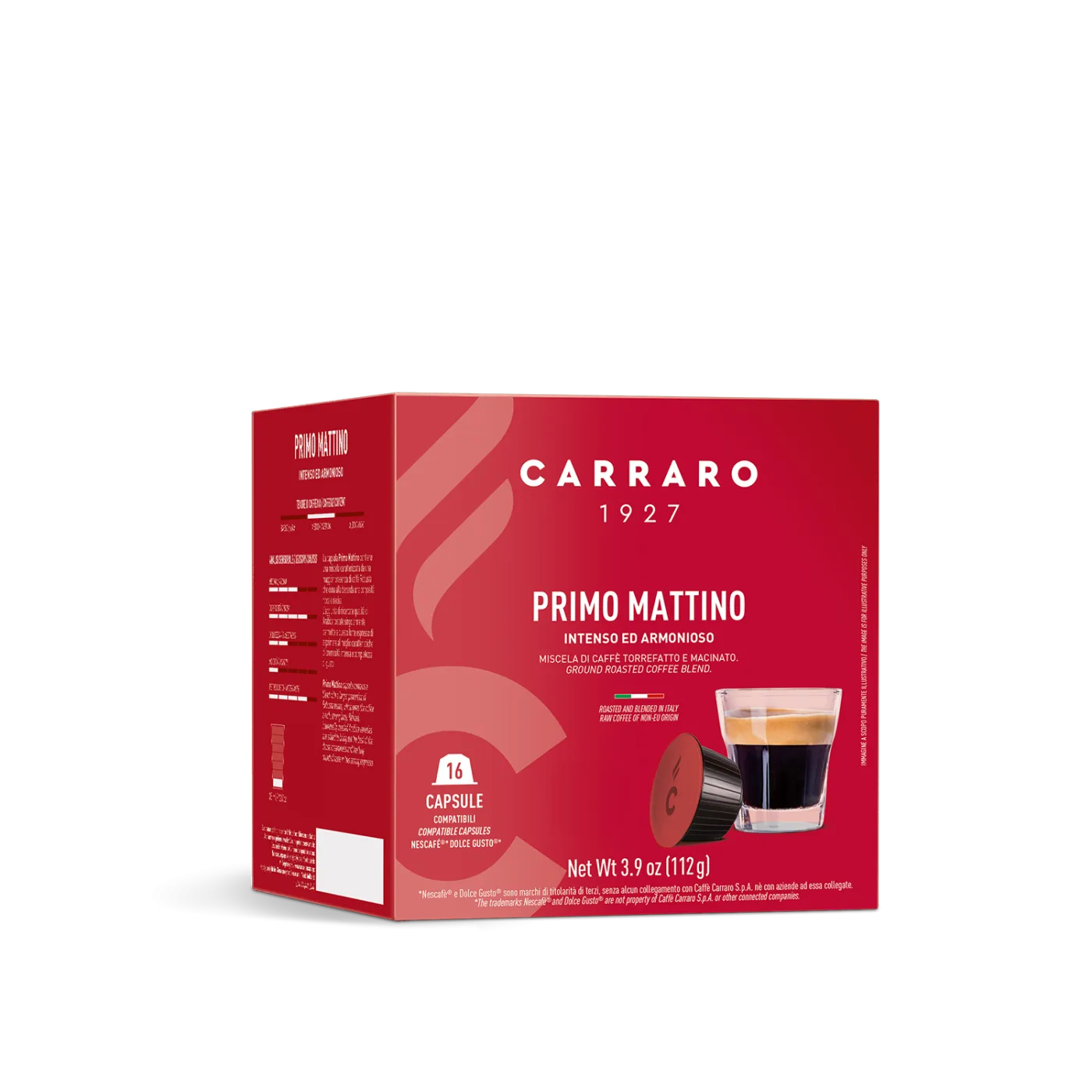 Primo Mattino – 16 Dolce Gusto®* compatible capsules