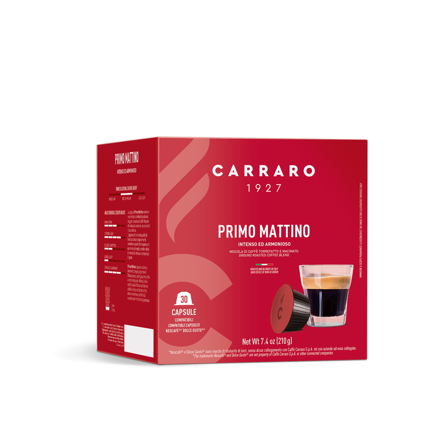 Primo Mattino - 30 capsule compatibili Dolce Gusto®*