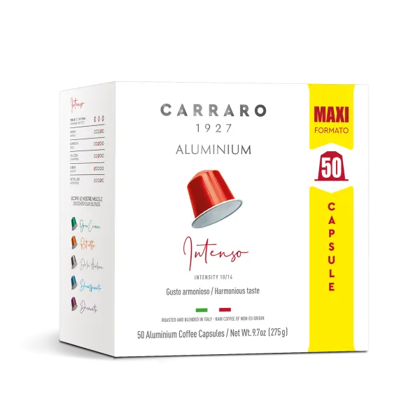 Intenso – 50 capsule in alluminio compatibili Nespresso®*