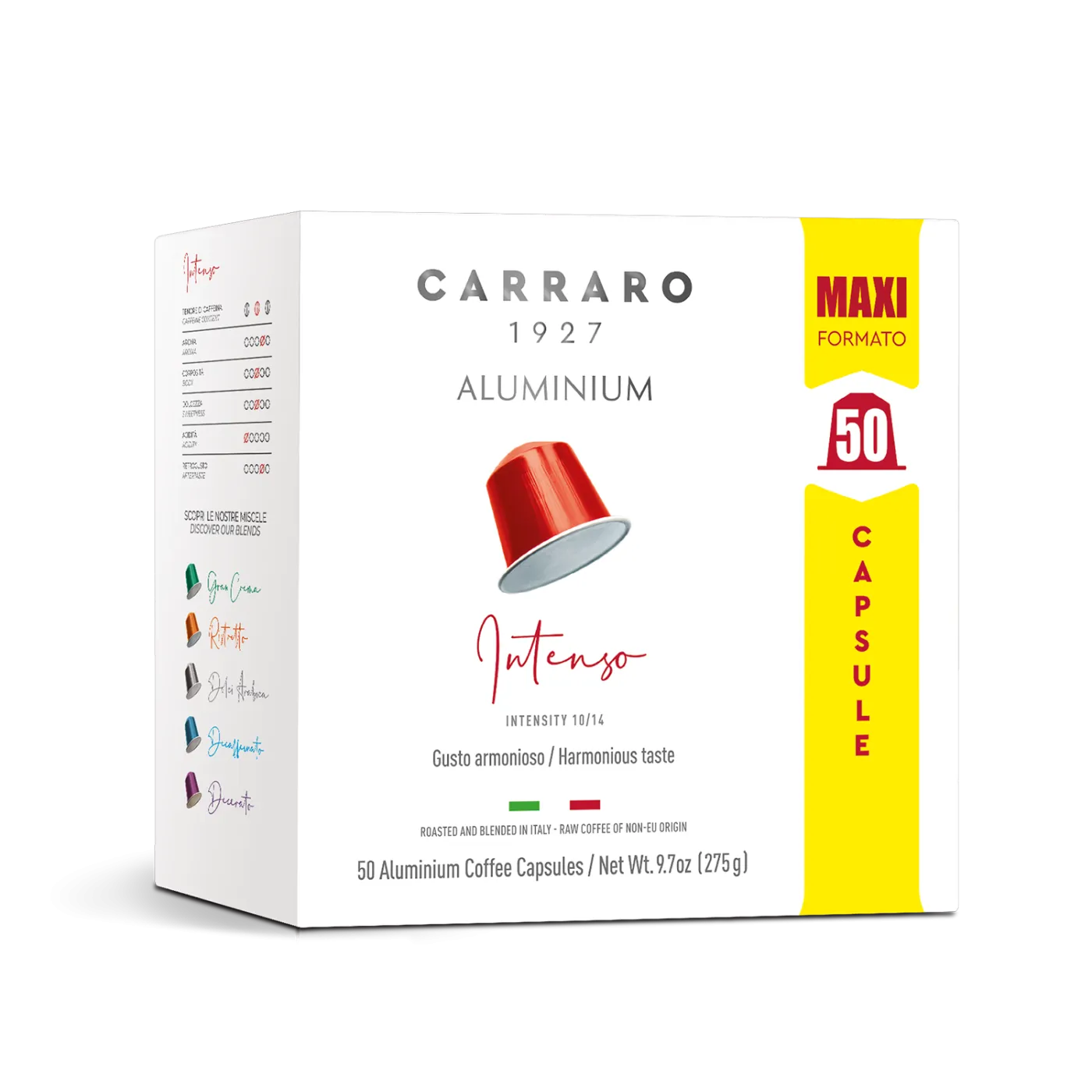 Intenso – 50 capsule in alluminio compatibili Nespresso®*