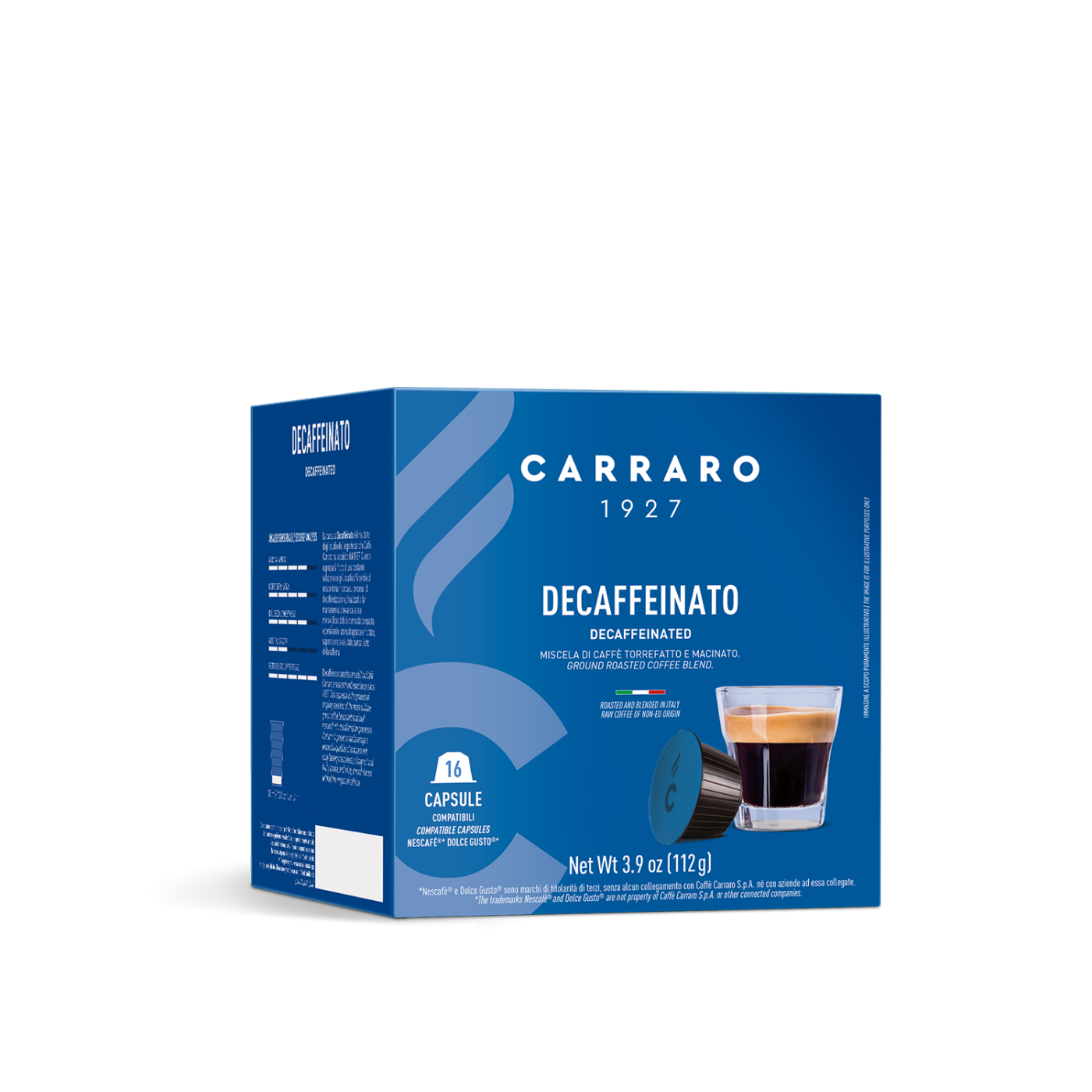 Decaffeinato - 16 capsule compatibili Dolce Gusto®*