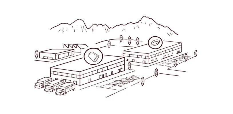 Lo stabilimento Carraro